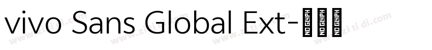 vivo Sans Global Ext字体转换